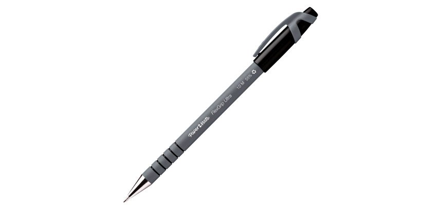 PaperMate Ballpoint Pen Flexgrip Ultra 0.5 mm Black Pack of 12