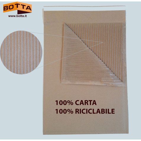 Buste imbottite BOTTA PACKAGING D/1 avana striscia removibile 180 x 26,5 mm 200 unità