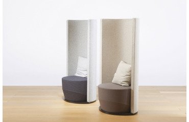 Poltrona fono-isolante italiansedioliti Acapulco Tessuto crema