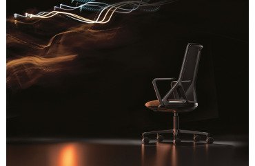 Sedia ospite attesa Cicero schineale in rete nera