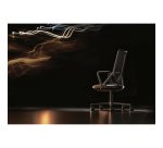 Sedia direzionale Cicero in rete nera