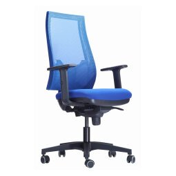 Sedia Era Tendence T400 in rete colore blu classe 1/IM ignifuga