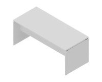 Scrivania con gambe a pannello p 80 x h 75,5 cm Miami