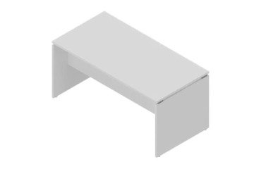 Miami desk panel legs depth 80 x height 75.5 cm