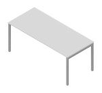 Scrivania con gambe a ponte p 80 x h 75,5 cm Miami