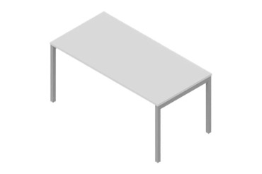 Scrivania a ponte Quadrifoglio Miami Bianco 1.600 mm