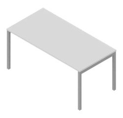 Scrivania con gambe a ponte p 80 x h 75,5 cm Miami