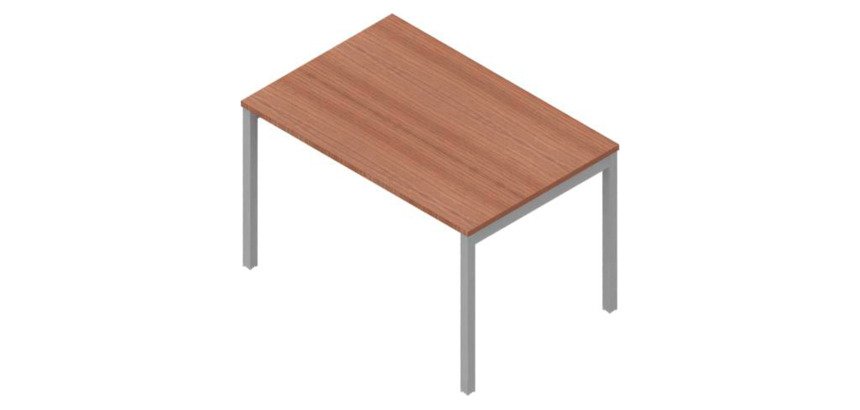 Miami desk bridge legs depth 80 x height 75.5 cm
