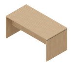 Scrivania con gambe a pannello p 80 x h 75,5 cm Miami