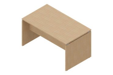 Scrivania a pannello Quadrifoglio Miami Rovere 1.400 mm