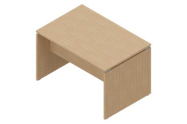 Scrivania a pannello Quadrifoglio Miami Rovere 1.200 mm