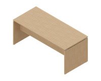 Miami desk panel legs depth 80 x height 75.5 cm