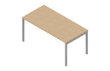 Miami desk bridge legs depth 80 x height 75.5 cm
