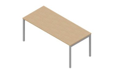Scrivania con gambe a ponte p 80 x h 75,5 cm Miami