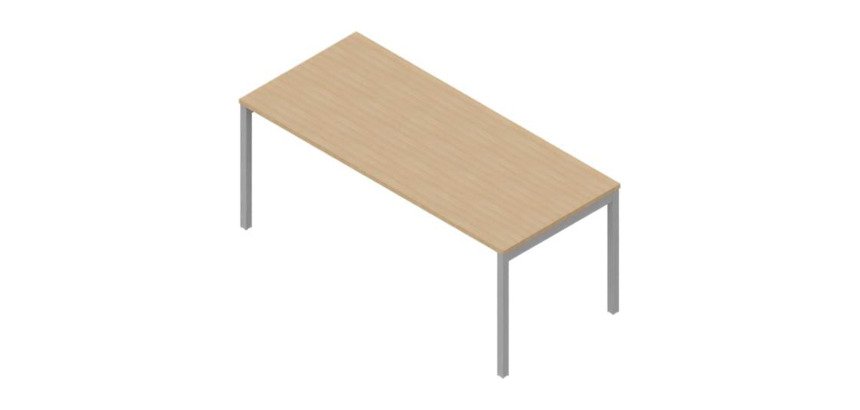 Scrivania con gambe a ponte p 80 x h 75,5 cm Miami