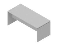 Scrivania con gambe a pannello p 80 x h 75,5 cm Miami