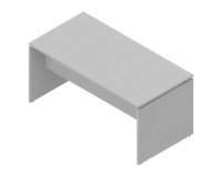 Scrivania con gambe a pannello p 80 x h 75,5 cm Miami