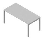 Miami desk bridge legs depth 80 x height 75.5 cm