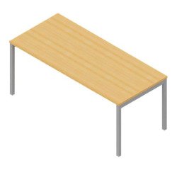 Scrivania con gambe a ponte p 80 x h 75,5 cm Miami