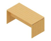 Miami desk panel legs depth 80 x height 75.5 cm