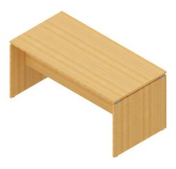 Miami desk panel legs depth 80 x height 75.5 cm