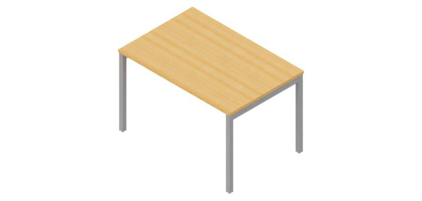 Scrivania con gambe a ponte p 80 x h 75,5 cm Miami