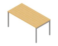 Scrivania con gambe a ponte p 80 x h 75,5 cm Miami