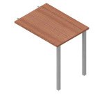 Allungo Miami p 60 x h 75,5 cm gamba metallo