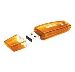 En_emtec usb2.0 c410 128gb arancione