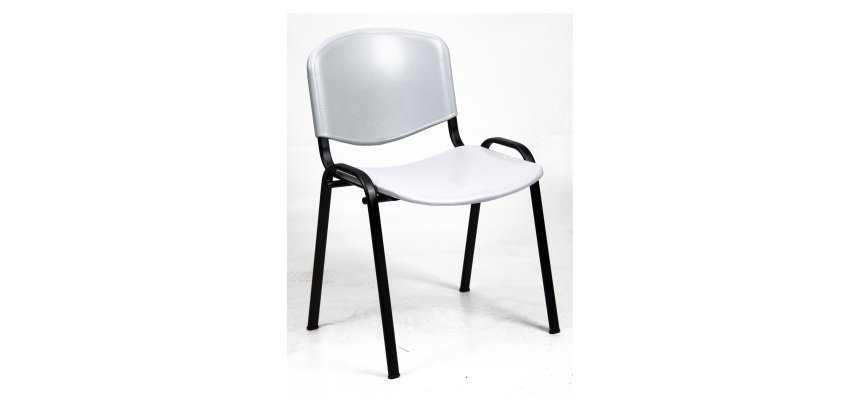 Sedia visitatore a 4 gambe UNISIT D5PS Dado grigio