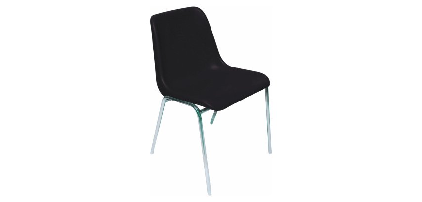Sedia a 4 gambe UNISIT ESC Esse Nero