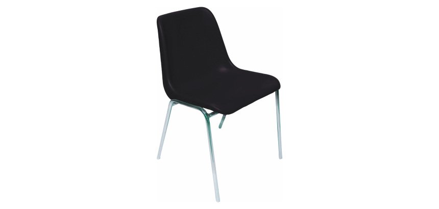 Sedia a 4 gambe UNISIT ESC Esse Nero