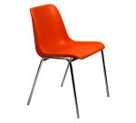 Sedia a 4 gambe UNISIT ESC Esse Arancione