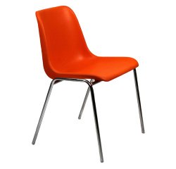 Sedia a 4 gambe UNISIT ESC Esse Arancione