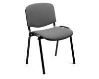 Sedia a 4 gambe UNISIT D5S Dado Ecopelle grigio