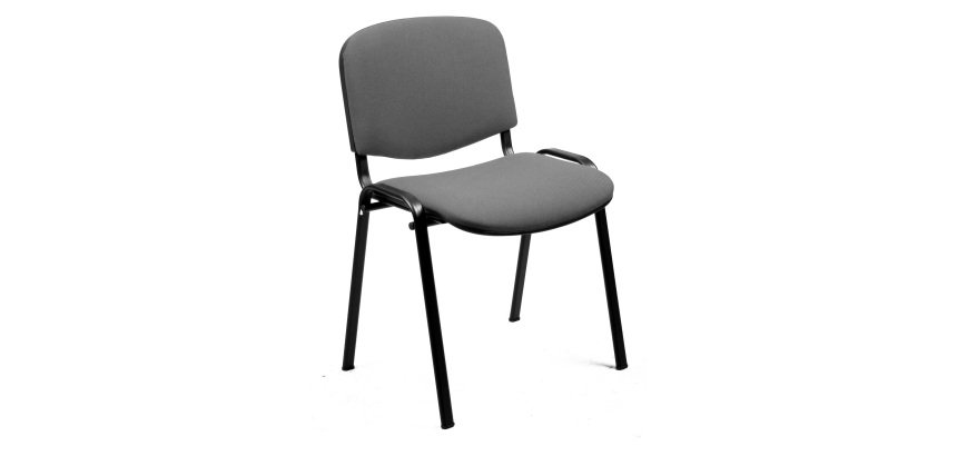 Sedia a 4 gambe UNISIT D5S Dado Ecopelle grigio