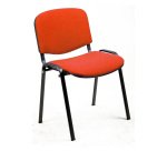 Sedia a 4 gambe UNISIT D5S Dado tessuto Sky rosso