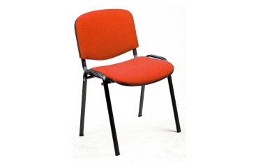 Sedia a 4 gambe UNISIT D5S Dado tessuto Sky rosso