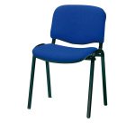 Sedia a 4 gambe UNISIT D5S Dado Ecopelle blu