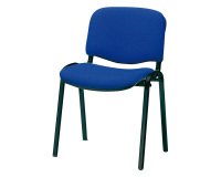 Sedia a 4 gambe UNISIT D5S Dado Ecopelle blu