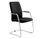 Sedia su slitta UNISIT Lithium LTLTA/IN Ignifugo Fibra modacrilica nero