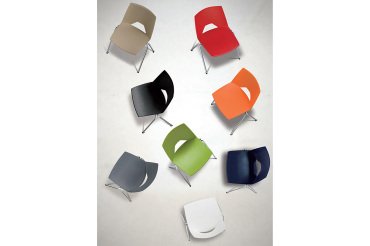 Sedia a 4 gambe UNISIT Strike SKB grigio