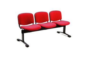 Panca 3 posti UNISIT D53P rosso