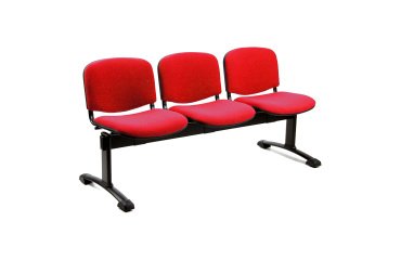 Panca 3 posti UNISIT D53P rosso