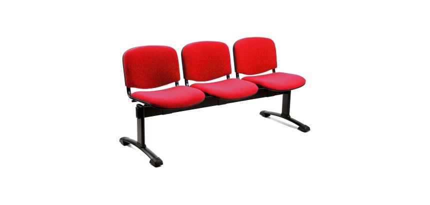 Panca 3 posti UNISIT D53P rosso