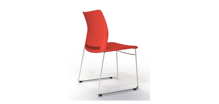 Sedia interlocutore UNISIT Alpha APS/RO corallo