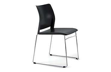 En_sedia interlocutore nero unisit alpha dl