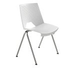 Sedia a 4 gambe UNISIT Strike SKB bianco