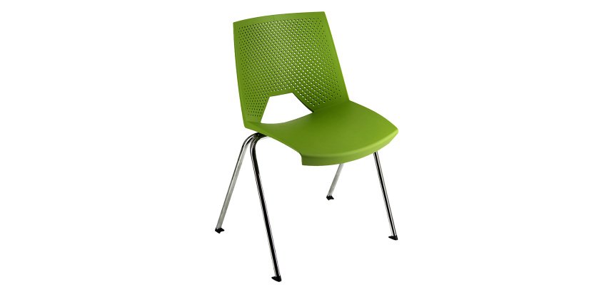 Sedia a 4 gambe UNISIT Strike SKB verde