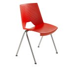 Sedia a 4 gambe UNISIT Strike SKB rosso